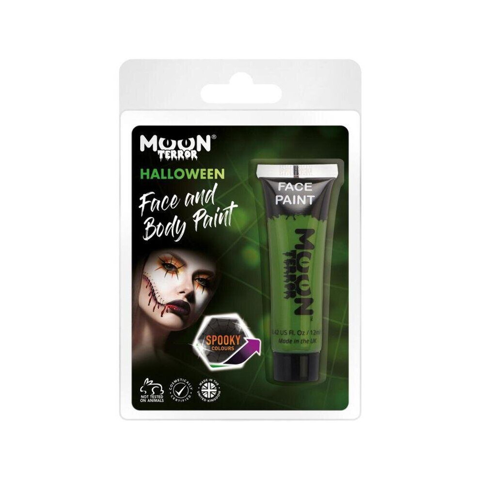 Moon Terror Halloween Face & Body Paint Green