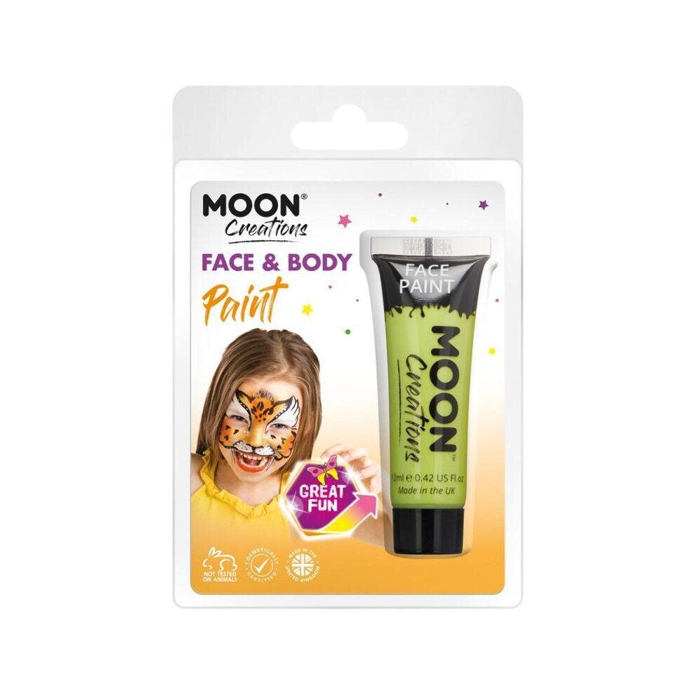 Moon Creations Face & Body Paint Lime Green