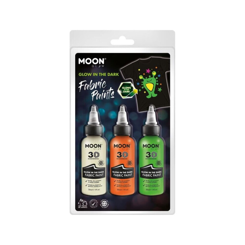 Moon Glow Glow in the Dark Fabric Paint