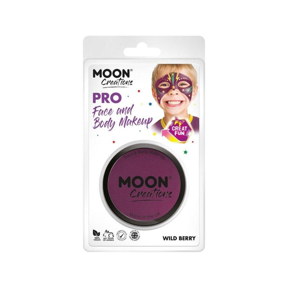 Moon Creations Pro Face Paint Cake Pot Purple