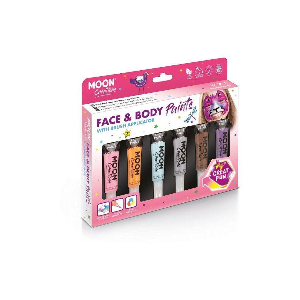 Moon Creations Face & Body Paints Assorted