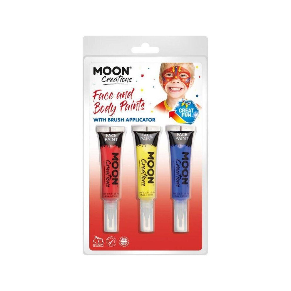 Moon Creations Face & Body Paints and Brush