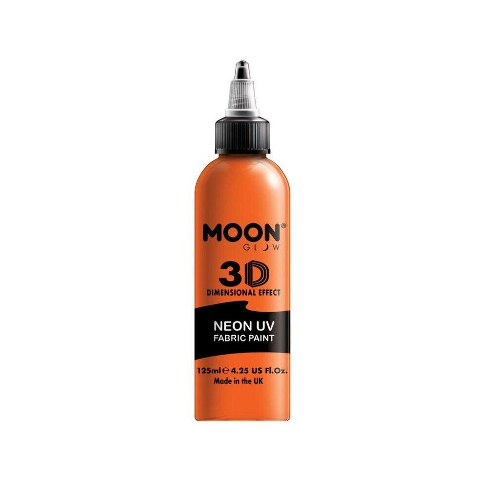 Moon Glow Neon UV Intense Fabric Paint Orange