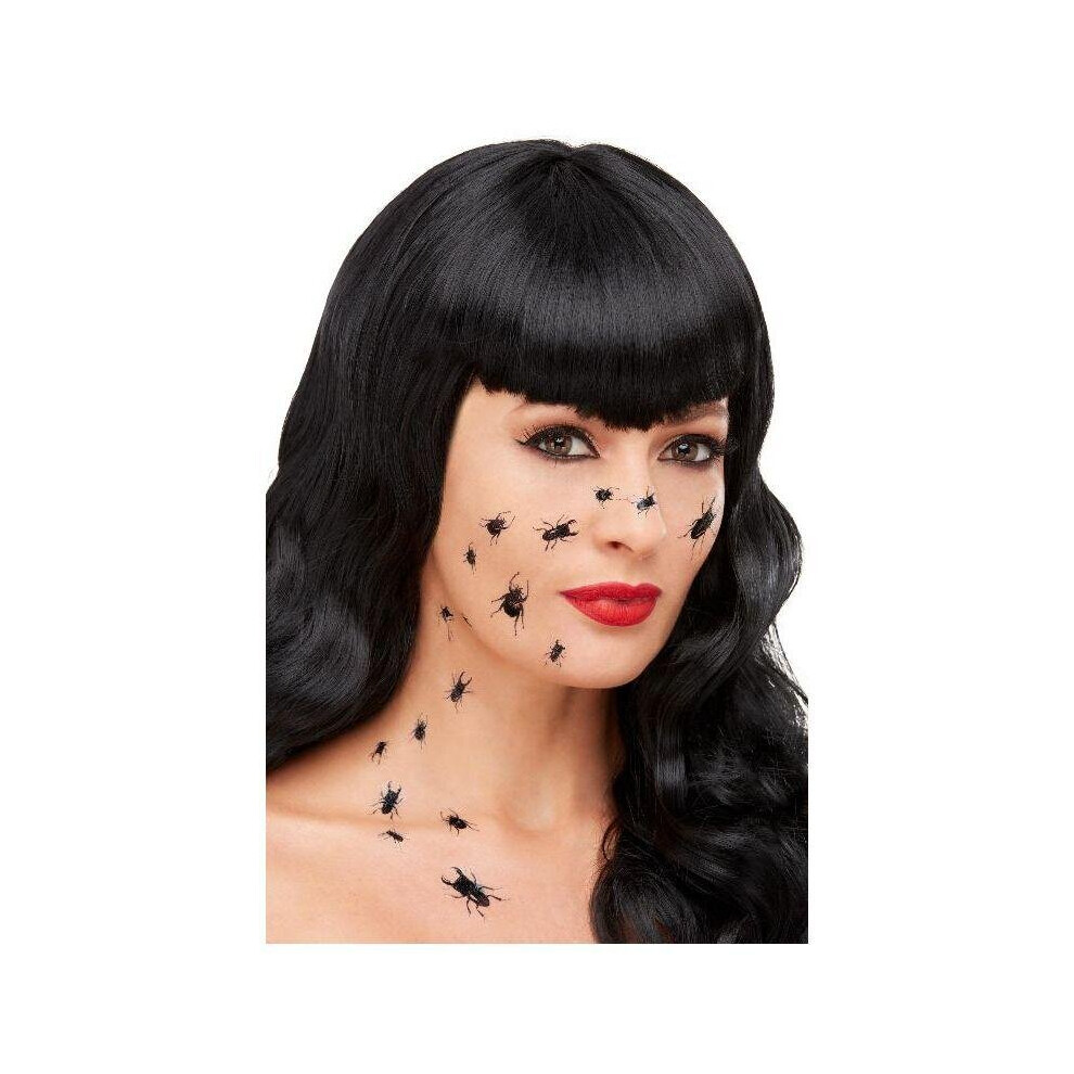 Smiffys Make Up FX Creepy Bug Transfers Black