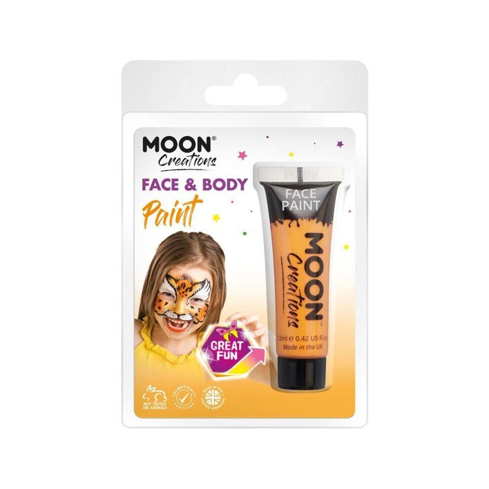 Moon Creations Face & Body Paint Orange