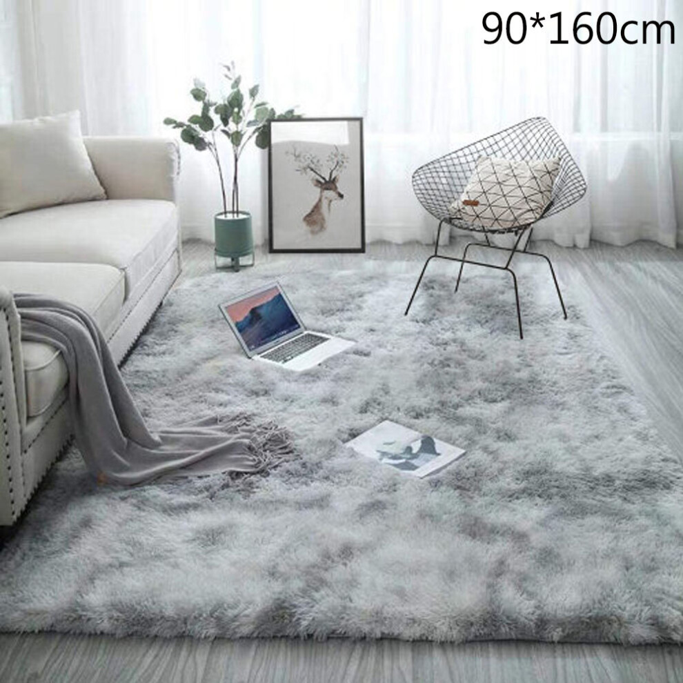 Large Shaggy Fluffy Rugs Anti Slip Soft Carpet for Luxury Floor Area