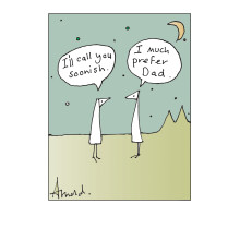 Funny Father's Day Card I'll Call You Soonish Dad Humour Greeting Cards