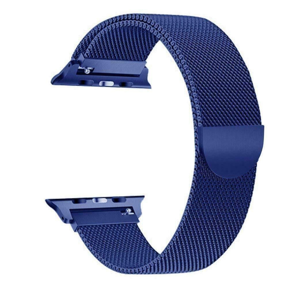 (For Iwatch 45Mm, (Band+Case)) Band Strap+Cover Case For Apple Watch Band Series 38 40 41 42 44 45 Mm Blue 308022977165
