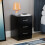 Home Discount (Black) Riano 3 Drawer Bedside Chest Bedside Table Storage 1