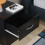 Home Discount (Black) Riano 2 Drawer Bedside Chest Bedside Table Storage 8