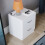 Home Discount (White) Riano 2 Drawer Bedside Chest Bedside Table Storage 5