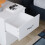 Home Discount (White) Riano 2 Drawer Bedside Chest Bedside Table Storage 3
