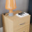 Home Discount (Pine) Riano 2 Drawer Bedside Chest Bedside Table Storage 8