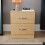 Home Discount (Pine) Riano 2 Drawer Bedside Chest Bedside Table Storage 4