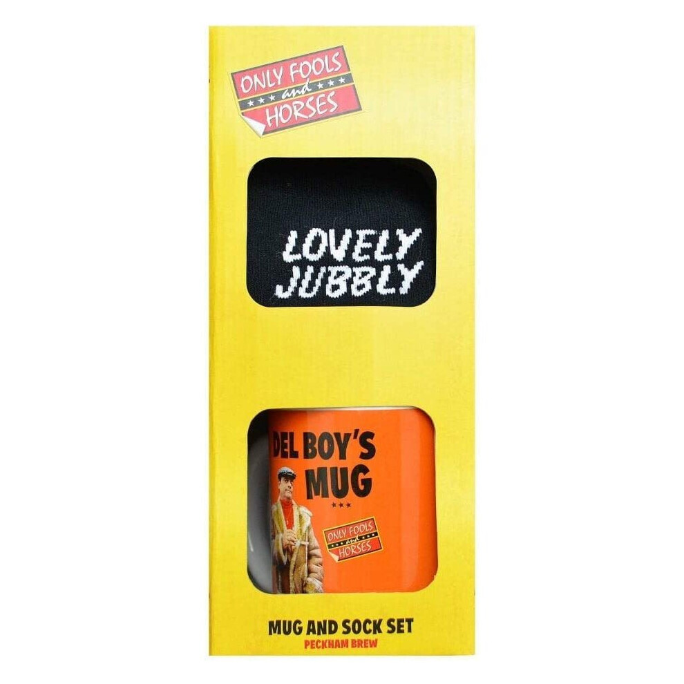 TV Memorabilia - Only Fools & Horses - DEL BOY - Mug & Sock Gift Set