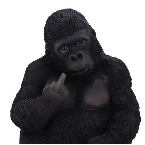 gone wild cursing gorilla ornament 1