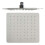 8" Rainfall Showerhead Square Thin Stainless Steel Adjustable Chrome 1