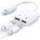 Headphone Adapter for iPhone, 2 in 1 Dual Lightnįng Jack AUX Audio Dongle Adapter Cable for iPhone... 1