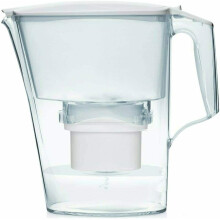 2.5L Fridge Water Filter Jug Reduction of Microplastics 2 Months White