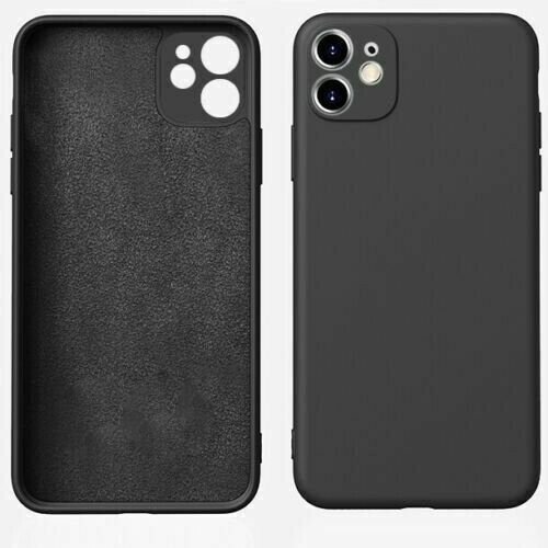 (Black) Liquid Silicone Case For iPhone  7/8/SE 2020 UK Post 1