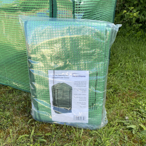 Selections 3 Tier Mini Greenhouse Re-inforced Replacement Cover 2