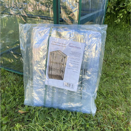 Selections 3 Tier Mini Greenhouse Clear View Replacement Cover 1