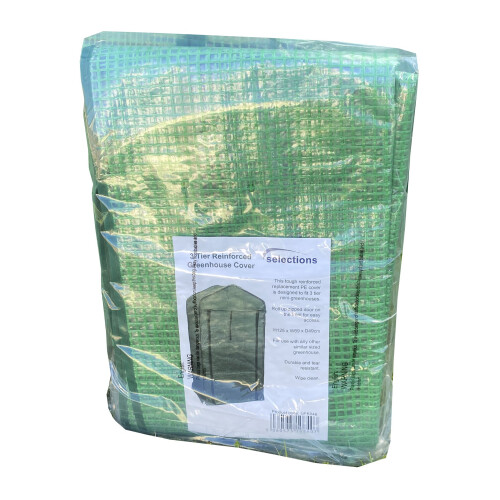 Selections 3 Tier Mini Greenhouse Re-inforced Replacement Cover