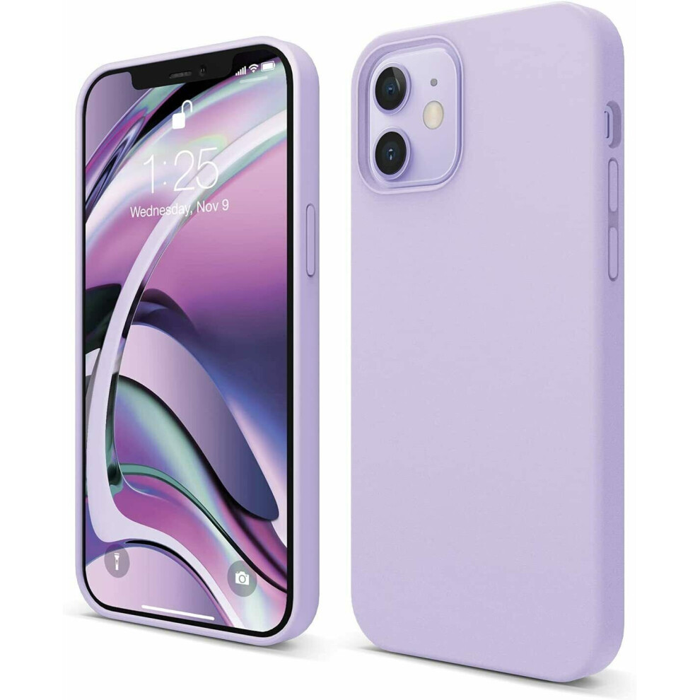 (Iphone 13 Pro, ) Liquid Silicone Case For Iphone 11 12 13 Pro 13 Pro Max Xr X/Xs Purple 5055546017871
