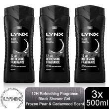 (Black) Lynx Black or Africa Refreshing ShowerGel 500ml