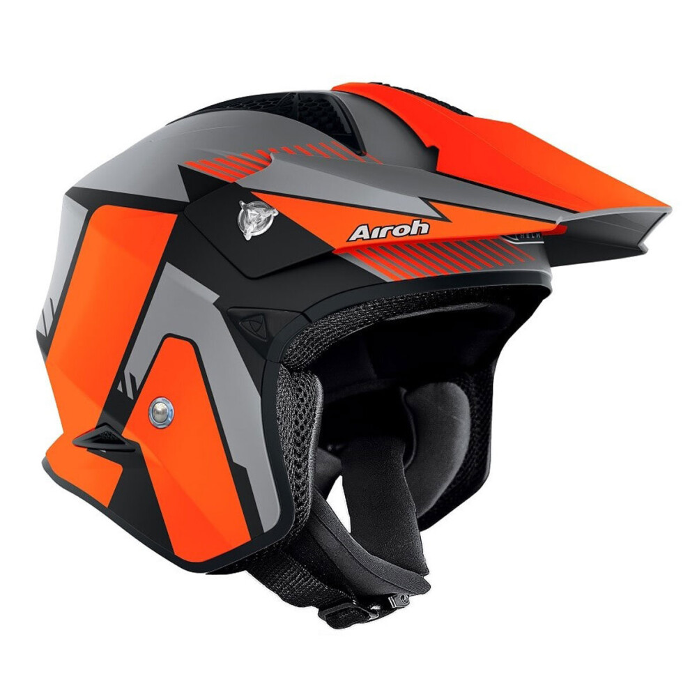 (2Xl) Airoh Off Road Trr S Pure Gloss Orange / Grey Orange,Grey 5032173800786