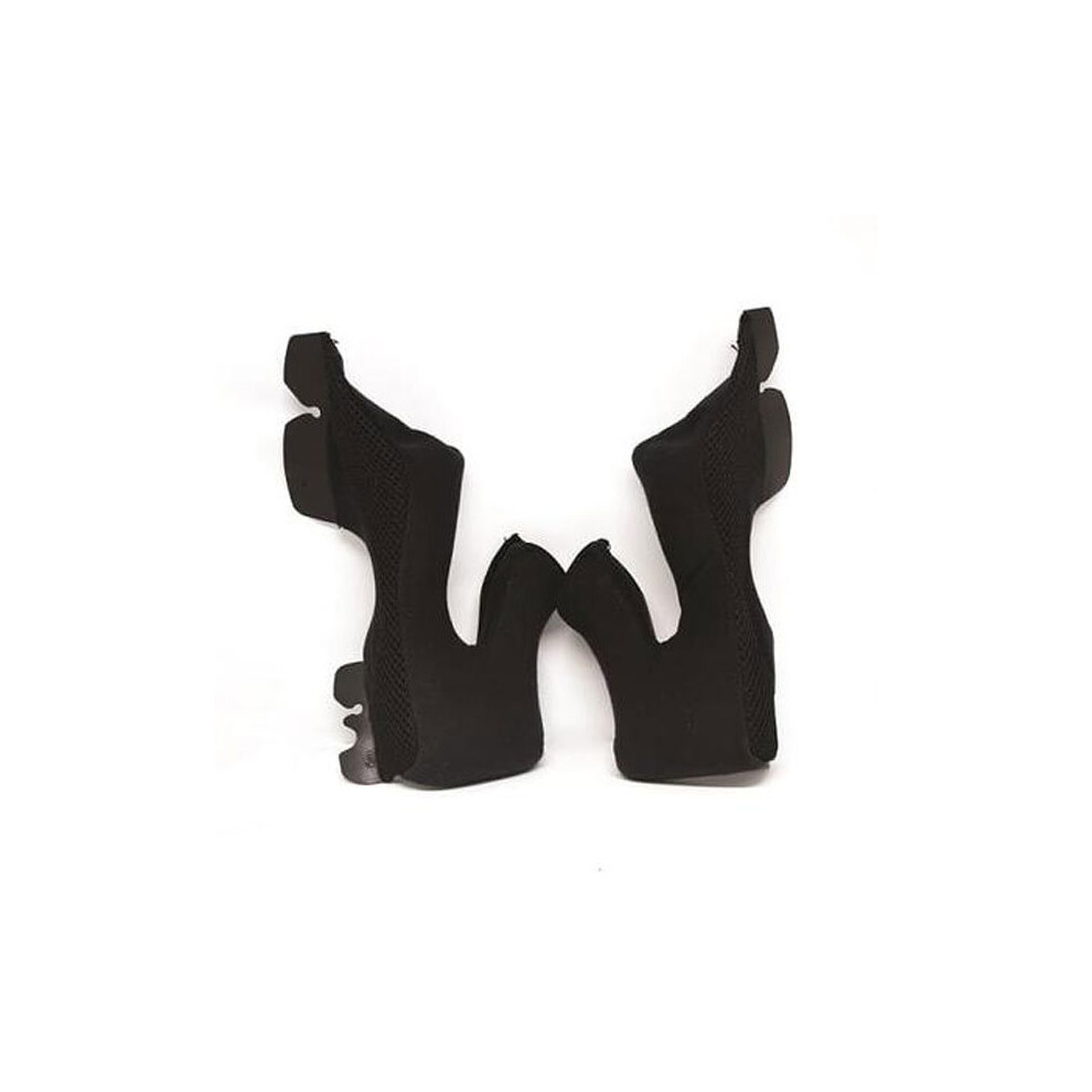 (M) Airoh Off Road Cheek Pads For Wraap Helmets Black 5032173790834