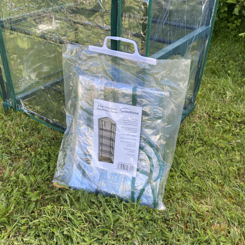 Selections 5 Tier Mini Greenhouse Clear View Replacement Cover 1