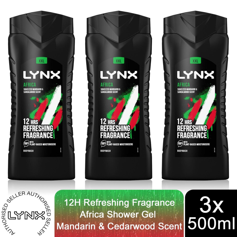 (Africa) Lynx Black or Africa Refreshing ShowerGel 500ml-image-OPC-P6GVWHZ-NEW