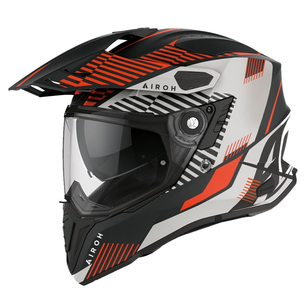 (S) Airoh 2022 Commander Boost Matt Orange 8029243328339