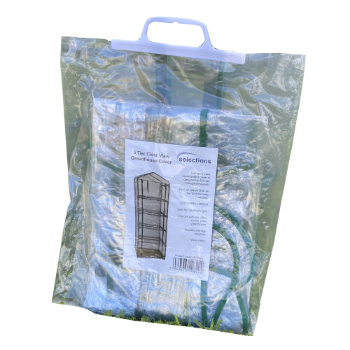 Selections 5 Tier Mini Greenhouse Clear View Replacement Cover
