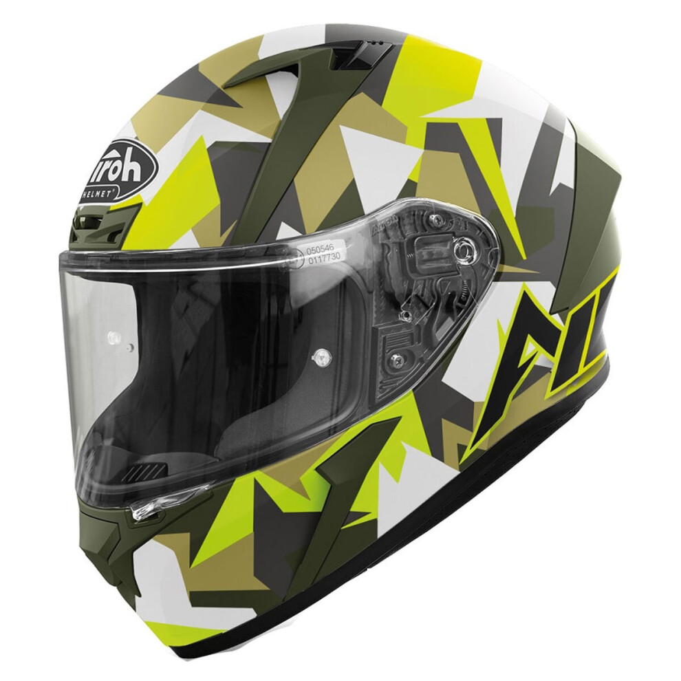 (M) Airoh 2022 Valor Army Matt Green 8029243334965