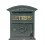 Post Mail Box Wall Mounted Grey Antique Style 1