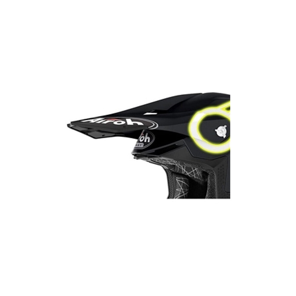 Airoh Off Road Peak Black For Twist 2.0 Neon Matt Yellow Helmet Black,Yellow 8029243312055