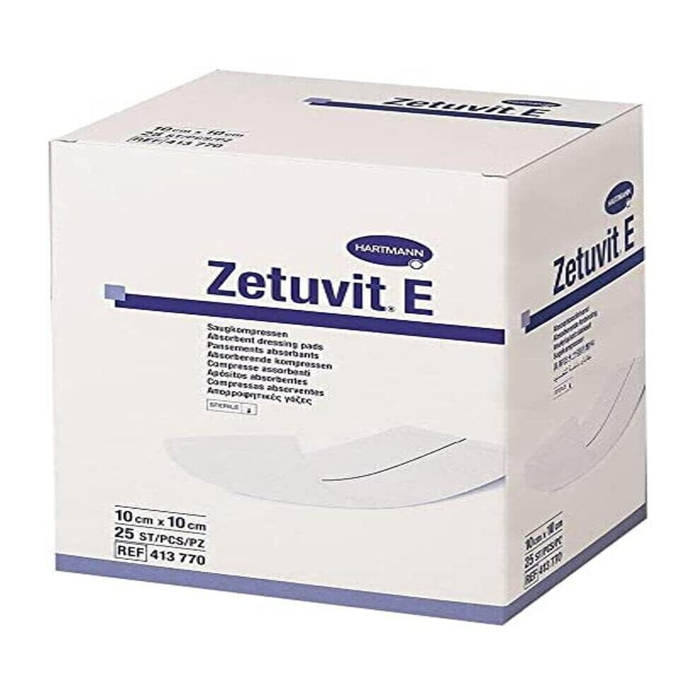 Hartmann Zetuvit E Sterile 10cm x 10cm - Pack of 10