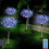 Solar Garden Lights Outdoor 4 Pack 480 LED Firework Landscape Path Lights 1