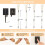 Solar Garden Lights Outdoor 4 Pack 480 LED Firework Landscape Path Lights 2