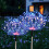 Solar Garden Lights Outdoor 4 Pack 480 LED Firework Landscape Path Lights 7