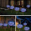 Solar Garden Lights Outdoor 4 Pack 480 LED Firework Landscape Path Lights 5