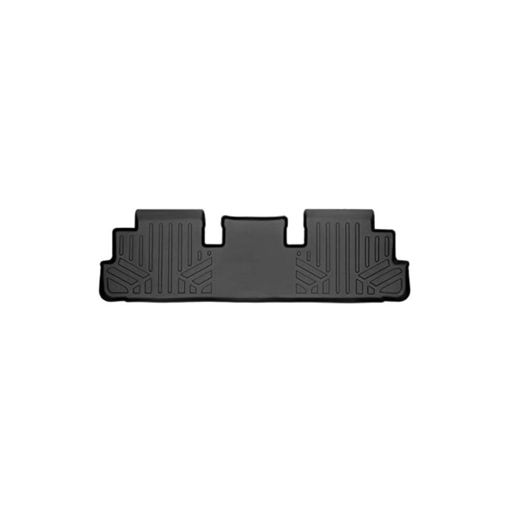 Smartliner Sb0567 Custom Fit 2Nd Row Floor Mats Liner For 2022-2023 Nissan Pathfinder, Black 840004629117