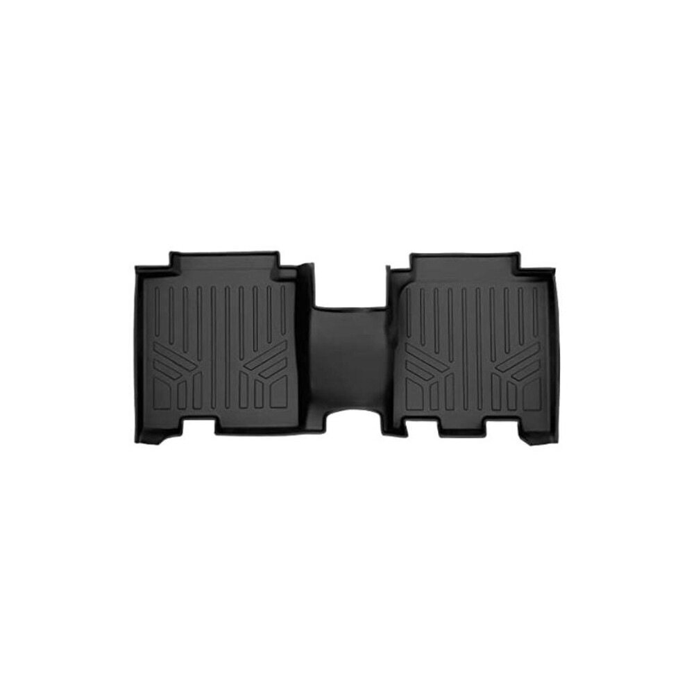 Smartliner Sb0566 All Weather Custom Fit 2 Row Floor Mat Liner Set For 2021-2023 Ford Bronco, Black 840004629025