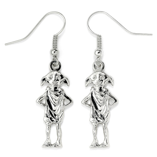 Harry Potter Harry Potter Silver Plated Dobby the Elf Drop Earrings