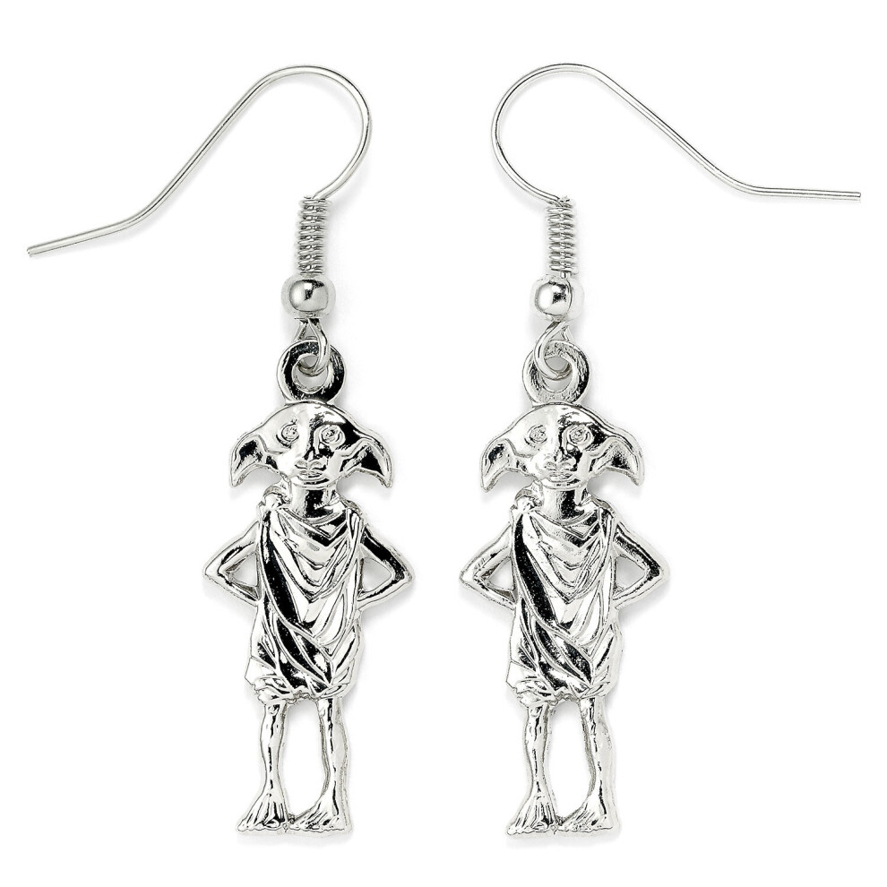 Harry Potter Silver Plated Dobby The Elf Drop Earrings