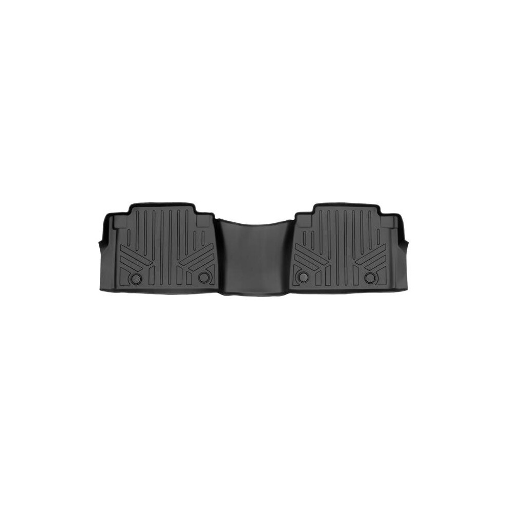 Smartliner Sb0504 Custom Fit 2Nd Row Floor Mat Liners For 2019-2022 Nissan Armada Black 840004628219