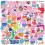 50Pcs/Set Peppa Pig Waterproof Stickers Graffiti Decals Kids Gift 2