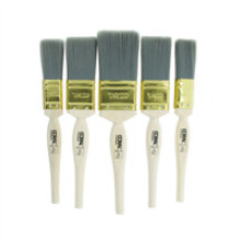Coral Paint Brushes With Platinum Easy Clean Filaments 5 Piece Set